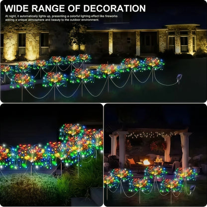 6-Pack Outdoor Solar Garden Lights - IP65 Waterproof LED Landscape Lamps