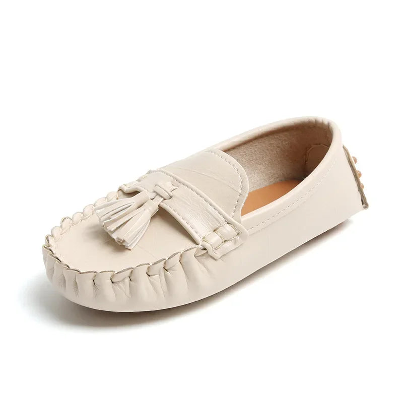 Non-slip Tasseled Casual Leather Shoes