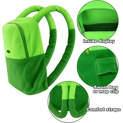 Anime Cartoon Cosplay Green Sports Backpack - Casual Daypack