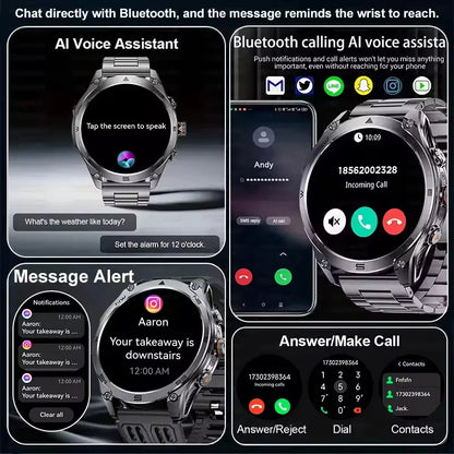 T-Rex 3 Ultra GPS Smartwatch with 1000mAh Battery and 10ATM Waterproofing