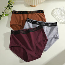 Finetoo 3Pcs Cotton Briefs