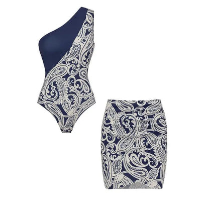 Women’s High-Waisted Two-Piece Bikini Set – Elegant Beach & Vacation Swimsuit
