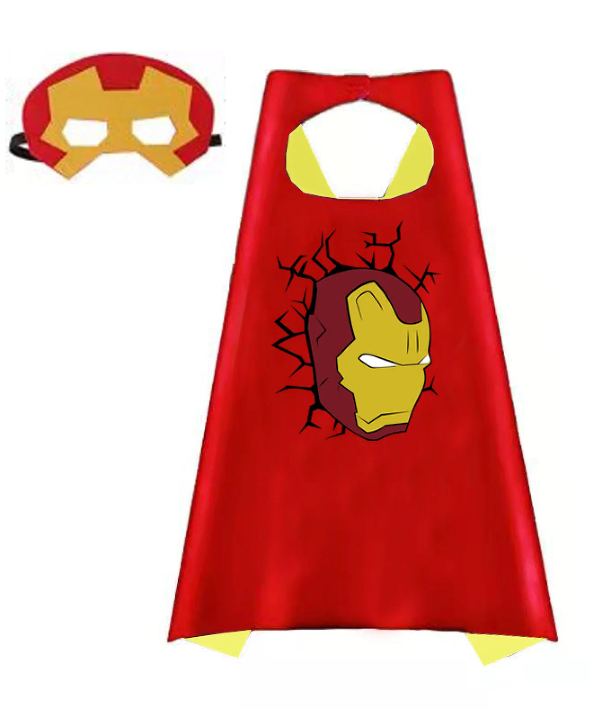 Kids' Superhero Capes & Masks Set – Cartoon Dress-Up Costume Party Favor