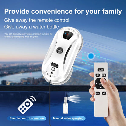 PuRuiKai 5600Pa Automatic Window Cleaning Robot with Remote Control