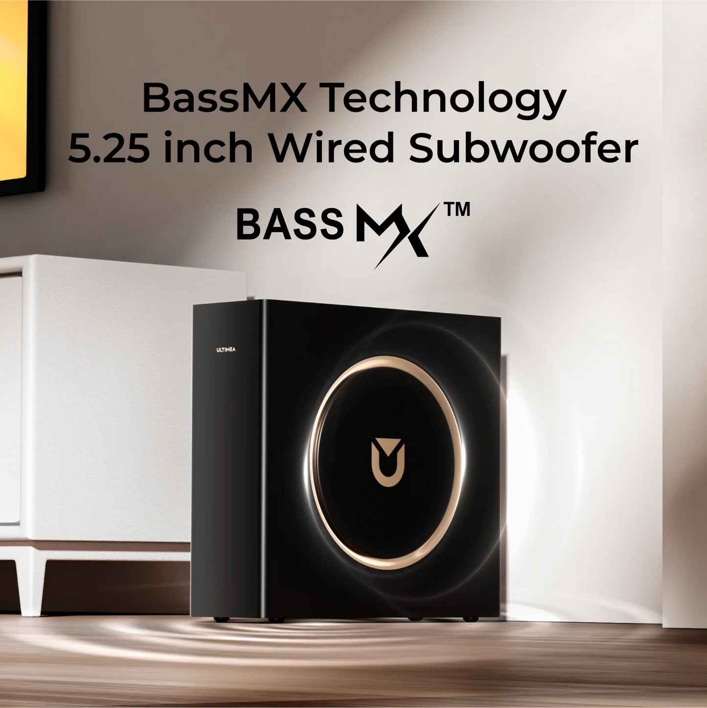 ULTIMEA Skywave F30 300W 3.1.2ch Dolby Atmos Soundbar with Wired Subwoofer & Up-Firing Speakers