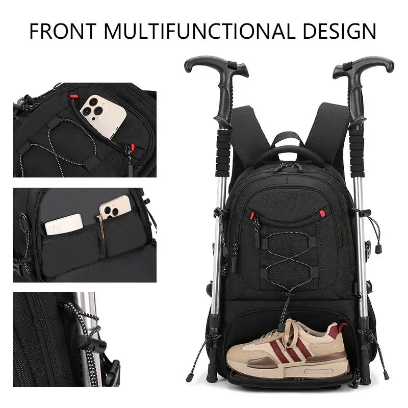 Large Capacity Travel Hiking Backpack & 16" Laptop Bag