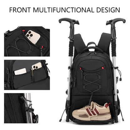 Large Capacity Travel Hiking Backpack & 16" Laptop Bag