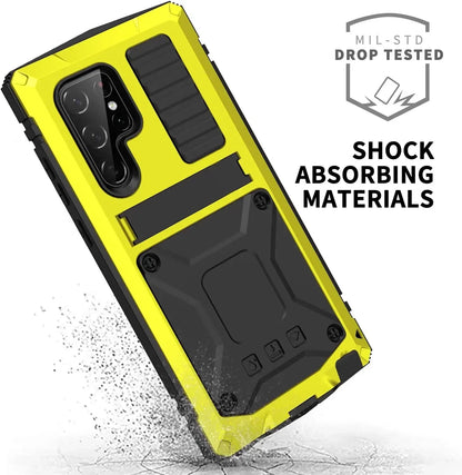 Heavy Duty Aluminum Metal Armor Phone Case For Samsung