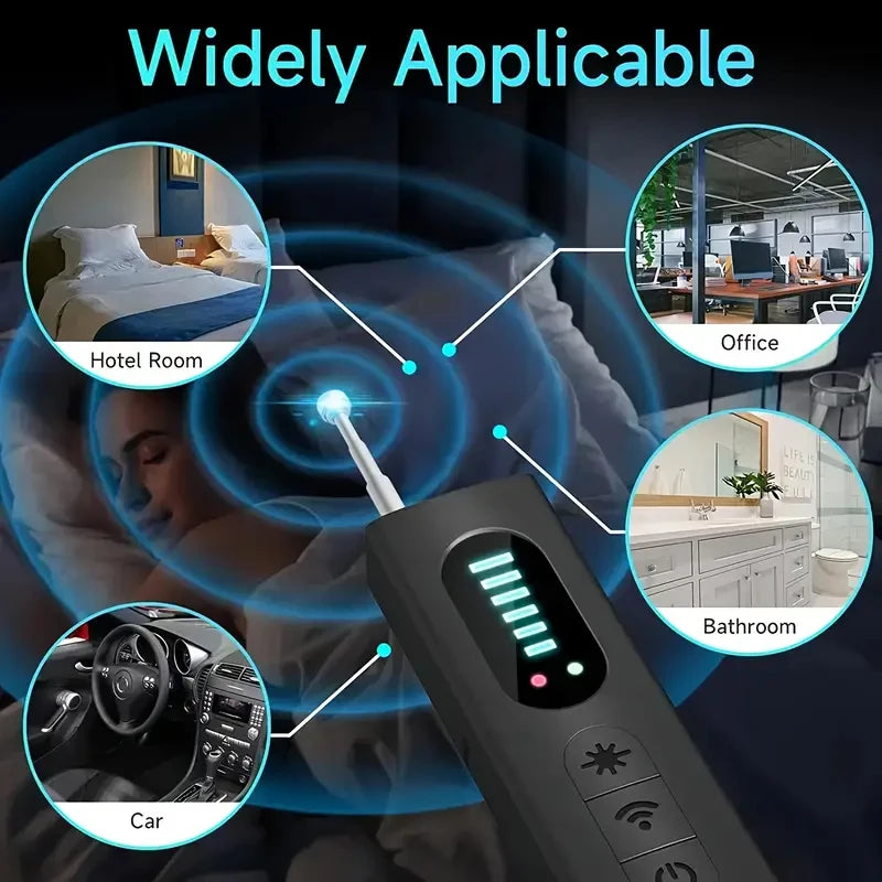 Anti-Spy Bug Detector & RF Signal Scanner