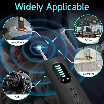 Anti-Spy Bug Detector & RF Signal Scanner