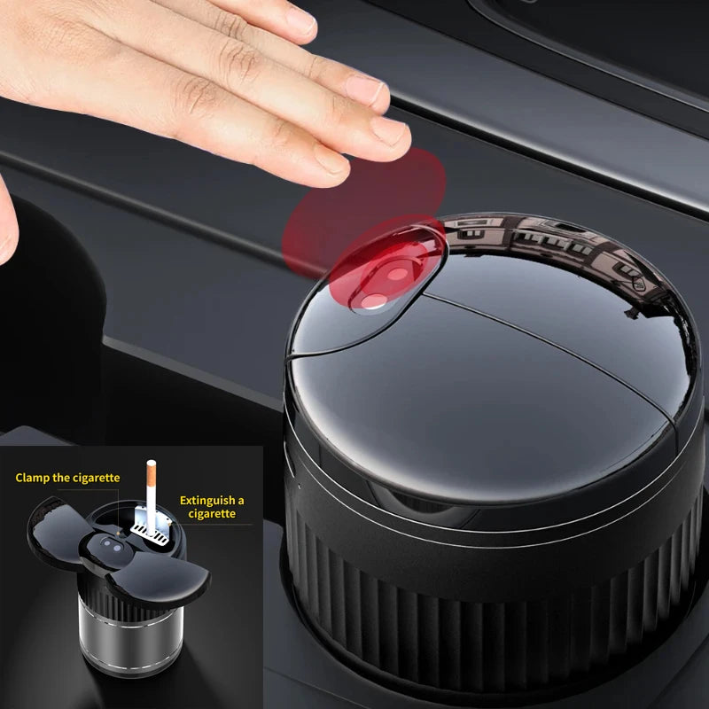 Smart Infrared USB Luminous Car Ashtray