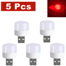 5pcs USB LED Mini Book Light