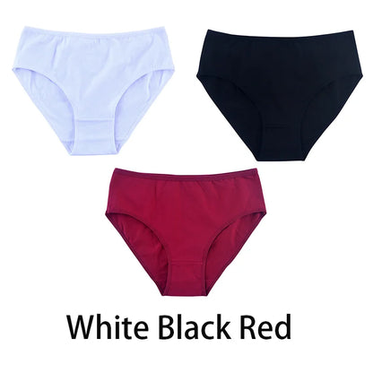 3PCS Seamless Cotton Panties