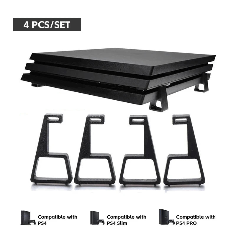4PCS Horizontal Cooling Bracket For PS4 Stand
