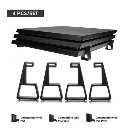 4PCS Horizontal Cooling Bracket For PS4 Stand