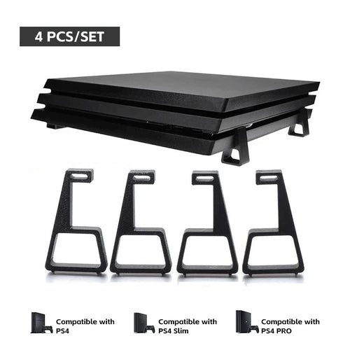 4PCS Horizontal Cooling Bracket For PS4 Stand