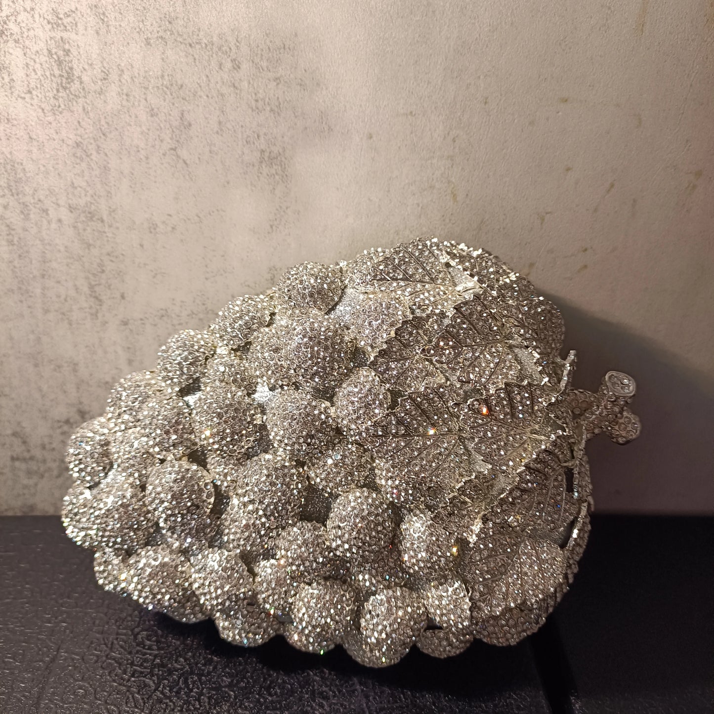 Grape Crystal Purple Designer Handbags