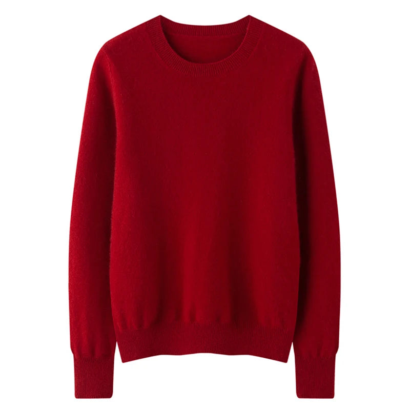 Pure Cashmere Knitted Pullover