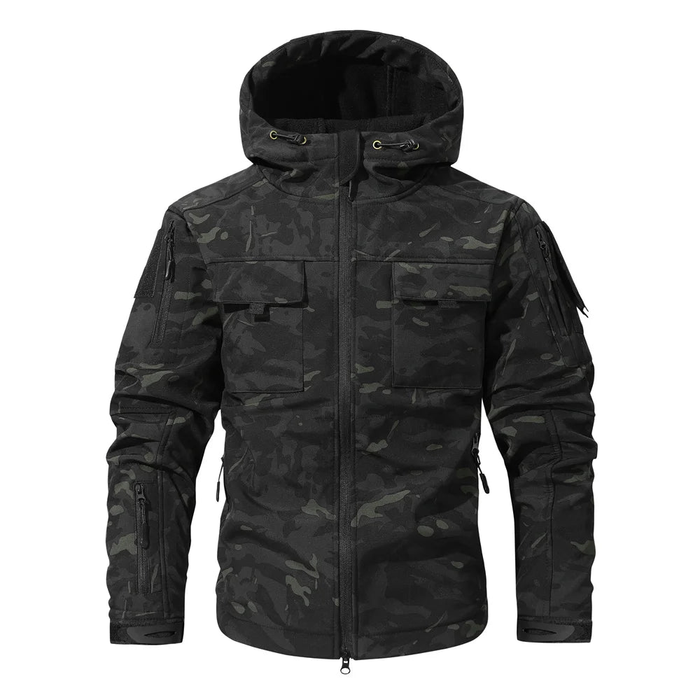 Softshell Fleece Lined Tactical Windproof Waterproof Jacket