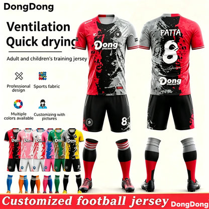 Customized Team Sublimated Soccer Jersey Set