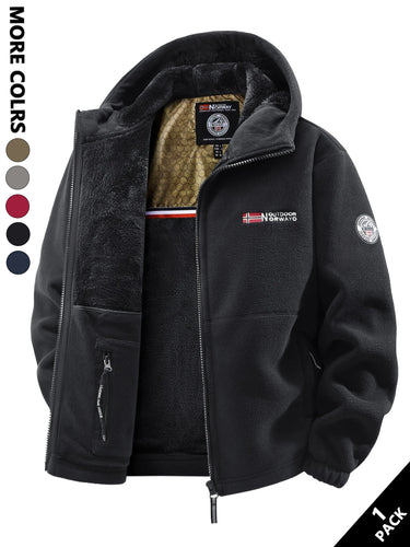 Winter Fleece Hooded Jacket