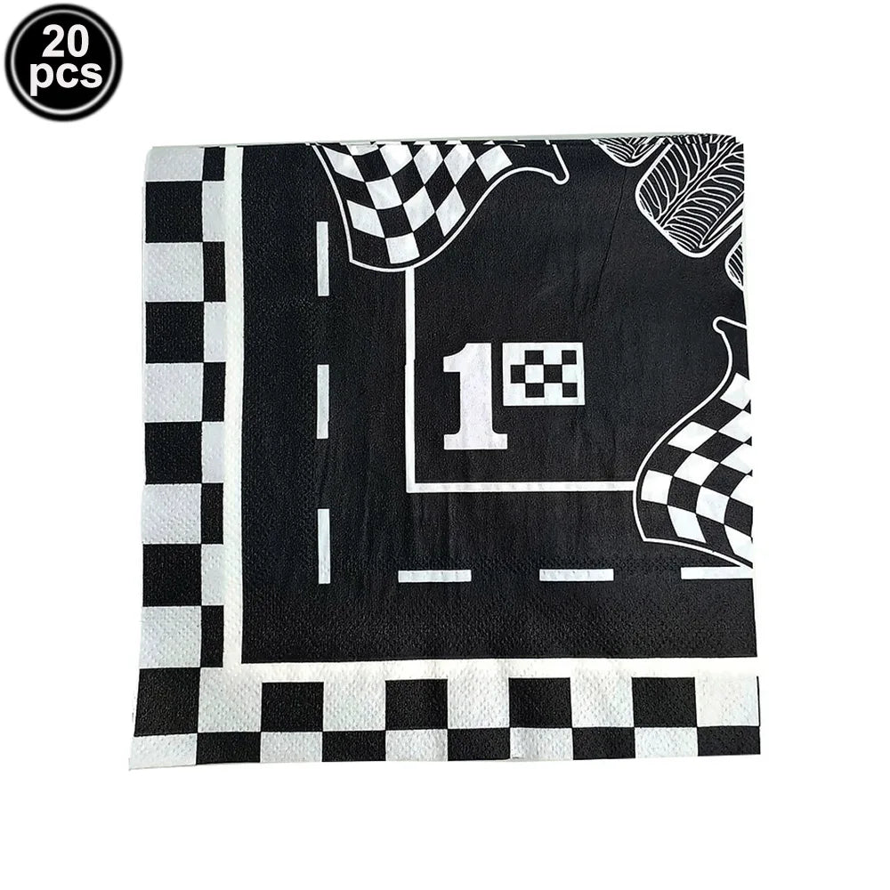 Racing Birthday Decorations Tableclothb