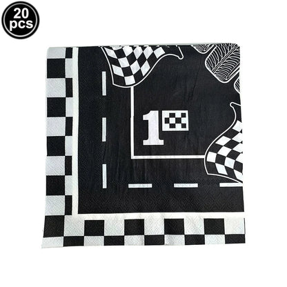 Racing Birthday Decorations Tableclothb