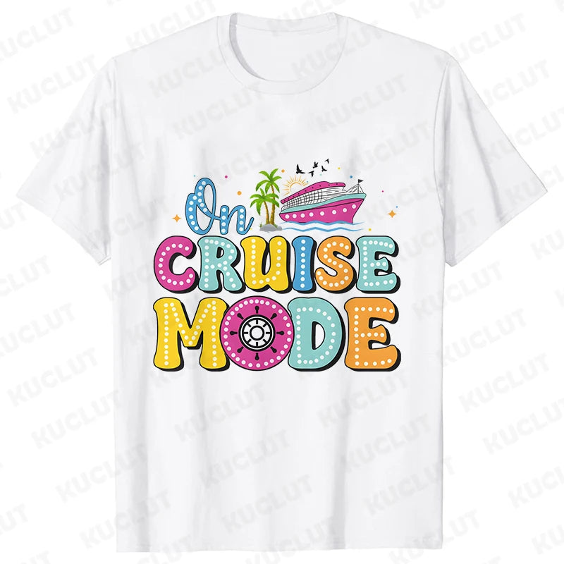 Unisex Cruise Vacation Graphic T-Shirt – Short Sleeve Travel Tee