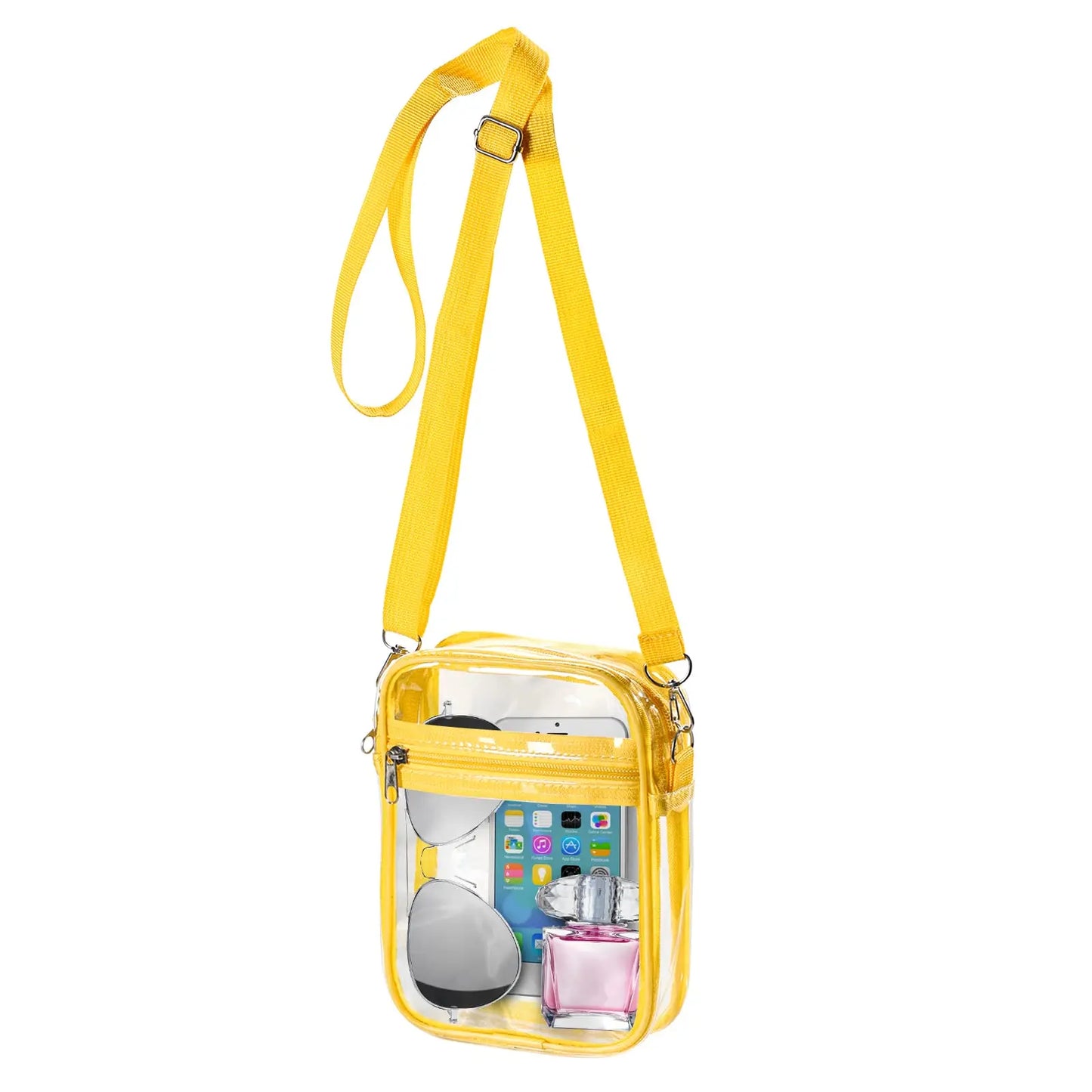 Clear Stadium Approved Shoulder Bag Bag With Front Pocket