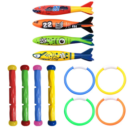 Creative Throwing Diving Torpedo Water Ring