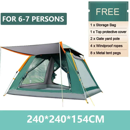 Goture Portable Automatic Waterproof Double Layer Tent