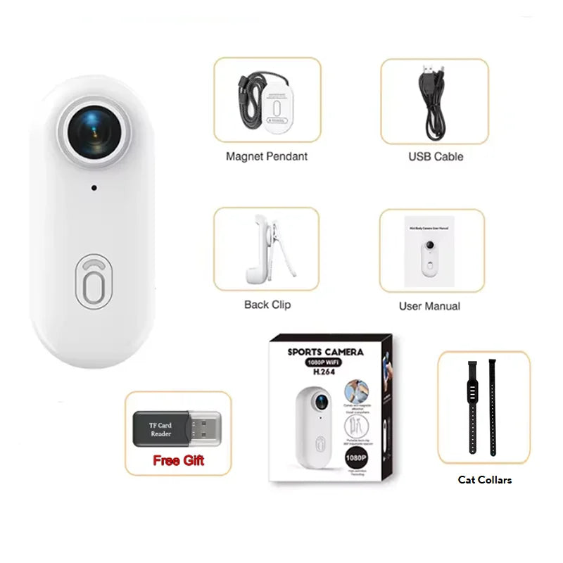 4K HD Waterproof Mini Sports & Helmet Action Camera