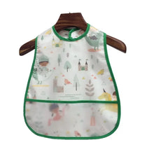 Cartoon Pattern Waterproof Feeding Bibs