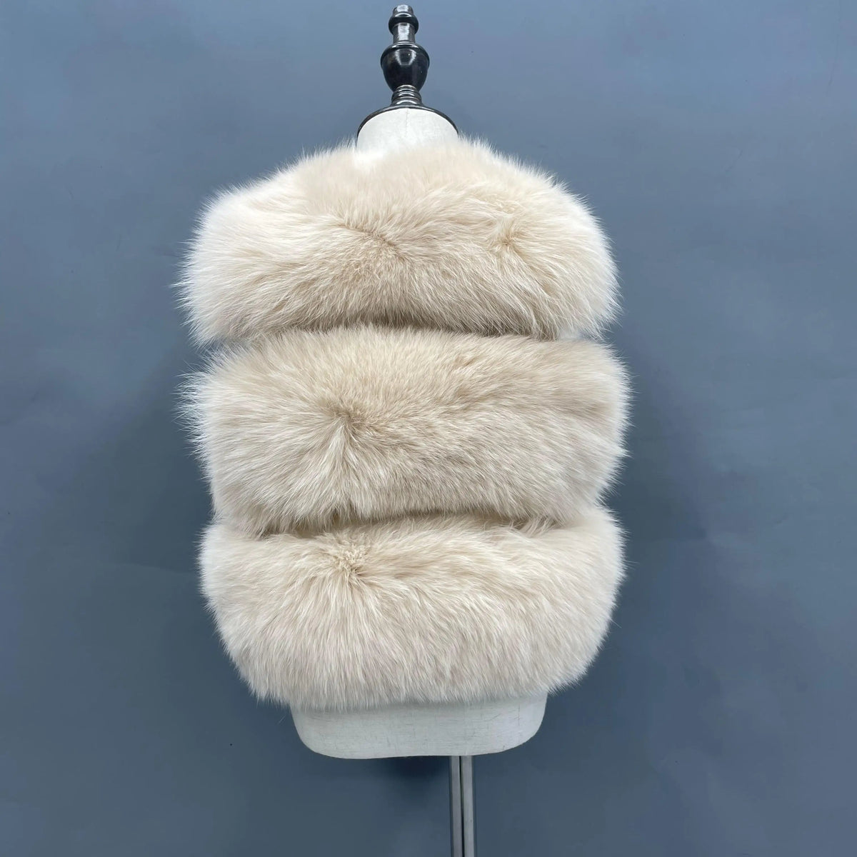 Girls' Genuine Fox Fur Vest - High-End Winter Gilet
