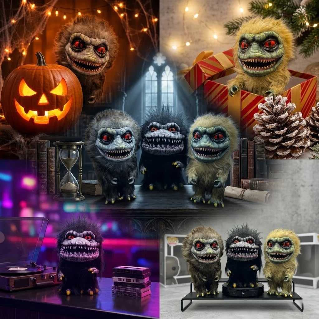 Realistic Movie Critters Monster Doll Figurine