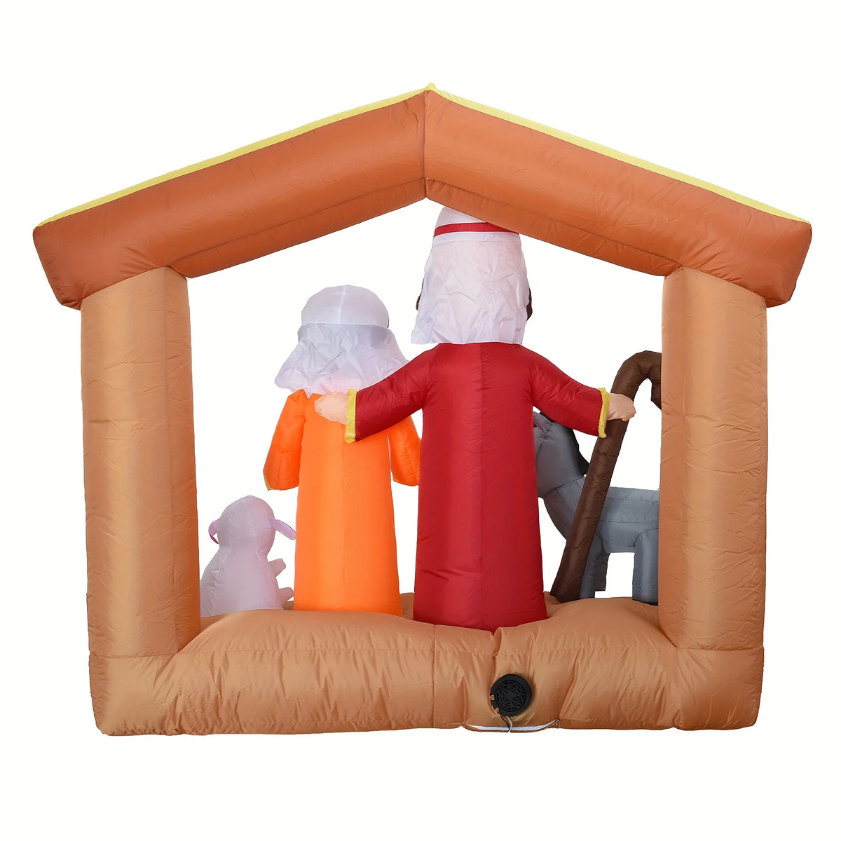 6FT LED Light Up Nativity Scene Inflatable Christmas Decoration