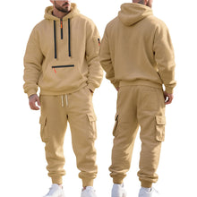 Fleece Hooded Sweatshirt and Sweatpants Set