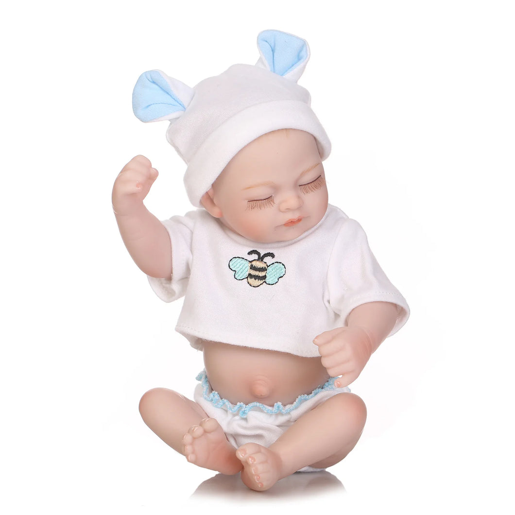 Adorable 12inch Soft Vinyl Silicone Mini Reborn Baby Doll