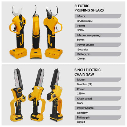 Brushless Electric Telescoping Pole High Branch Chainsaw