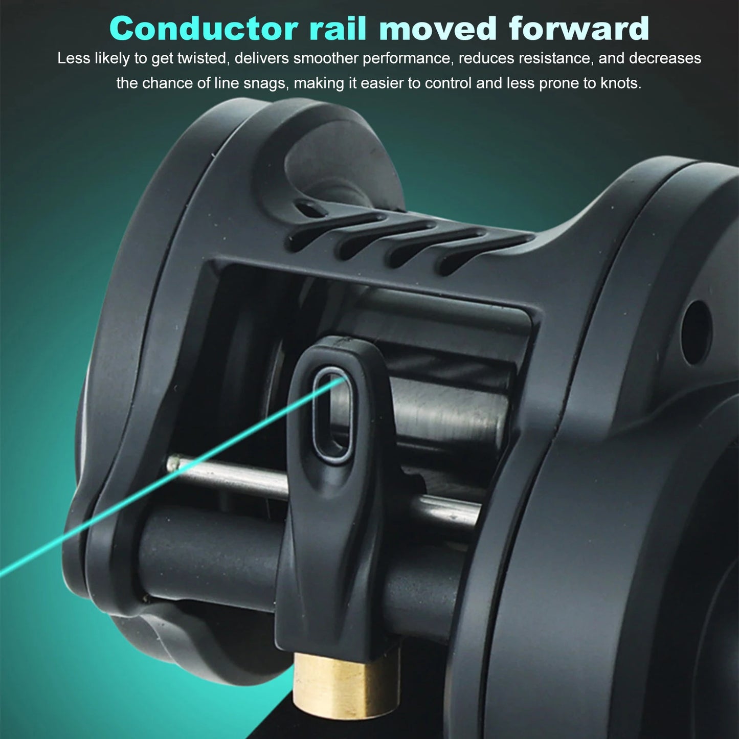 DC Long Cast Self‑Charging Anti Backlash Electronic Brake Baitcasting Reel