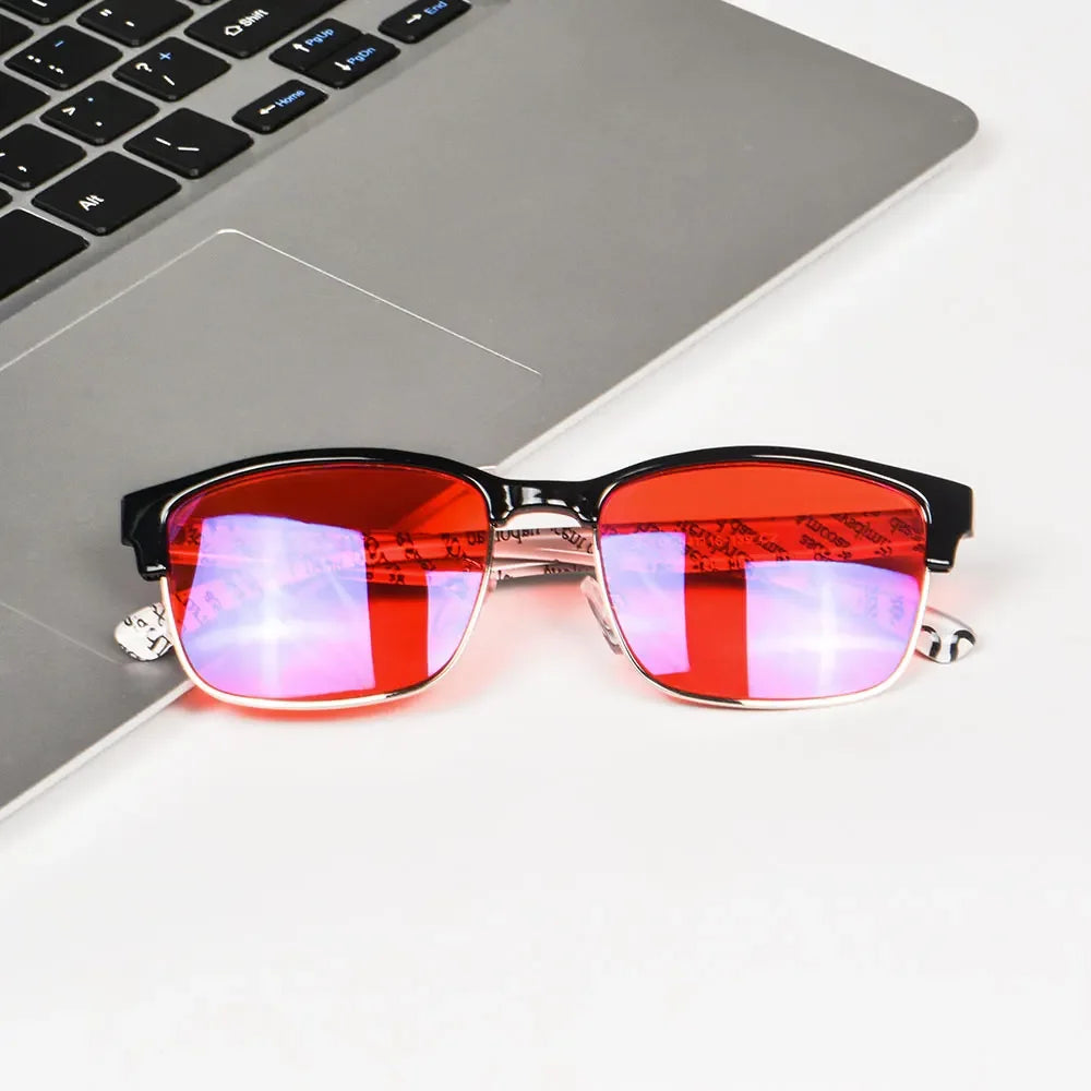 SHINU Red Lens Blue Light Blocking Glasses