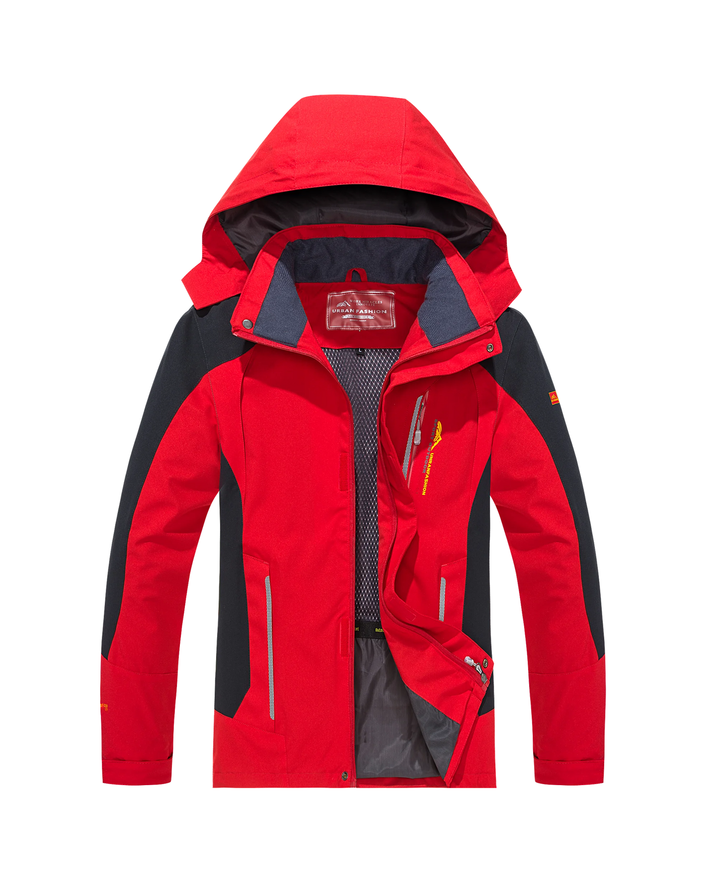 Men's Waterproof Tactical Hooded Windbreaker Jacket