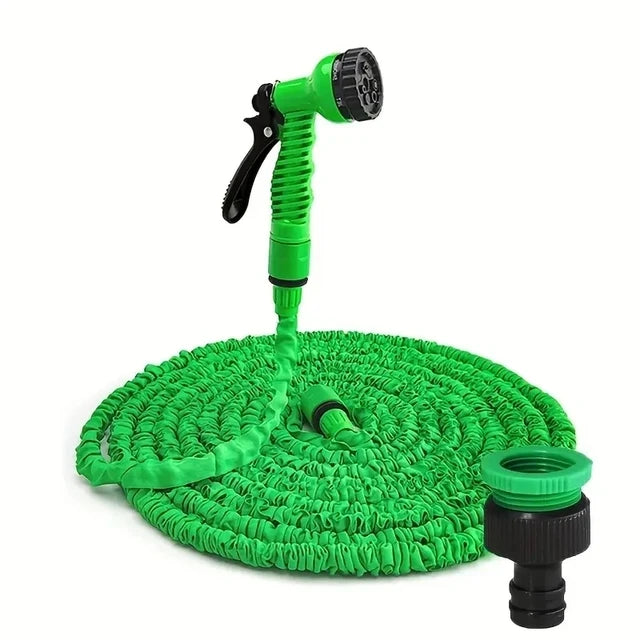 Expandable Garden Hose with 7-Function Nozzle