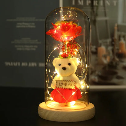 Valentines Day Eternal Rose LED Light