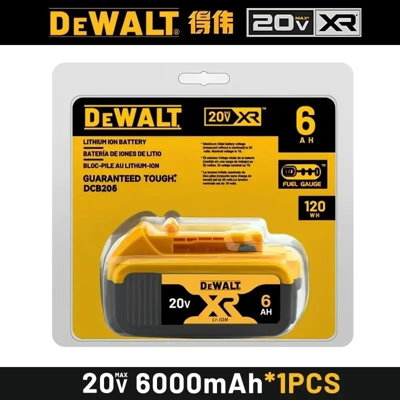 DeWalt 20V Max 6.0Ah Lithium-Ion Power Tool Battery Replacement