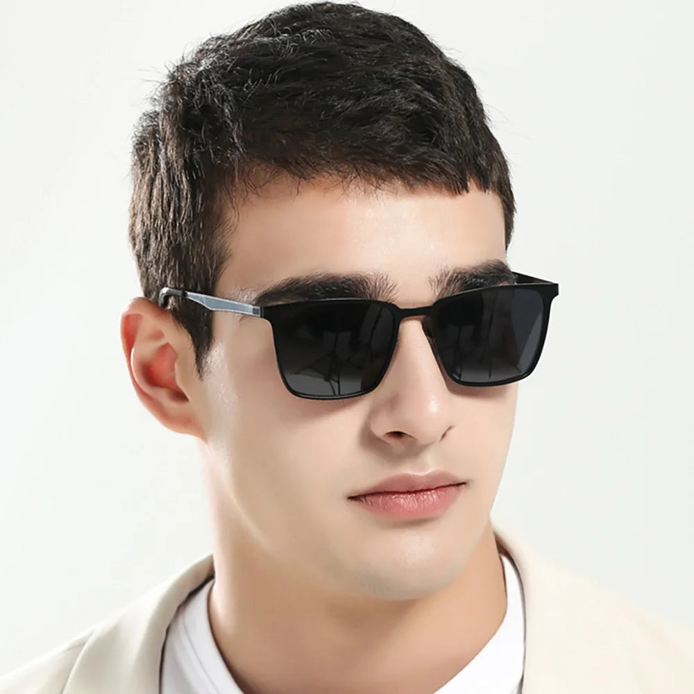 Classic Rectangle Polarized Sunglasses