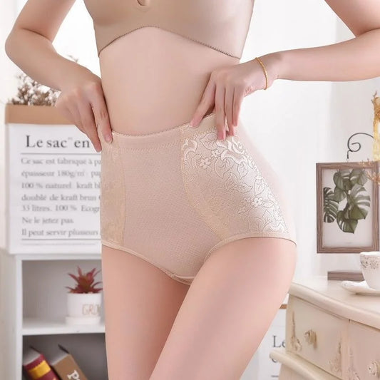 Abdominal Pull-in Buttock Lifting  Mid-high Waist Body Shaping Briefs