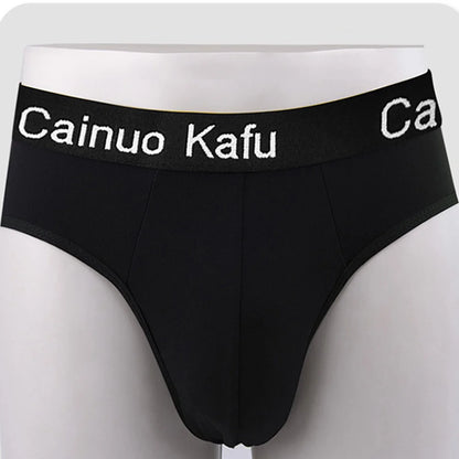 1/3Pcs Men's Breathable Bulge Pouch Briefs - Soft Elastic Plus Size Underwear