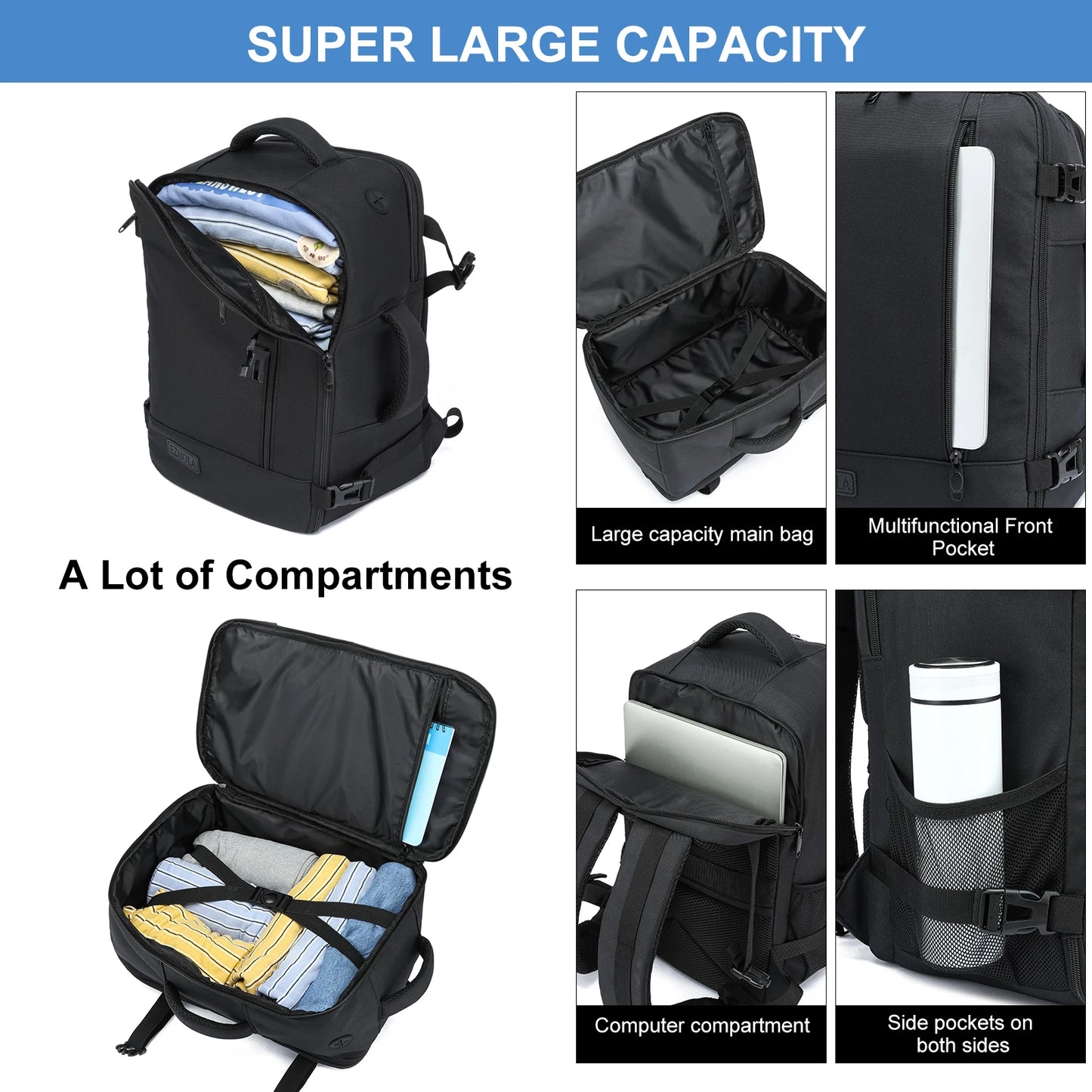 Travel Backpack with Laptop Compartment