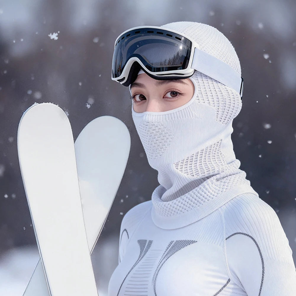 Winter Warm Balaclava Full Face Mask - Unisex Elastic Thermal Cycling & Ski Hood